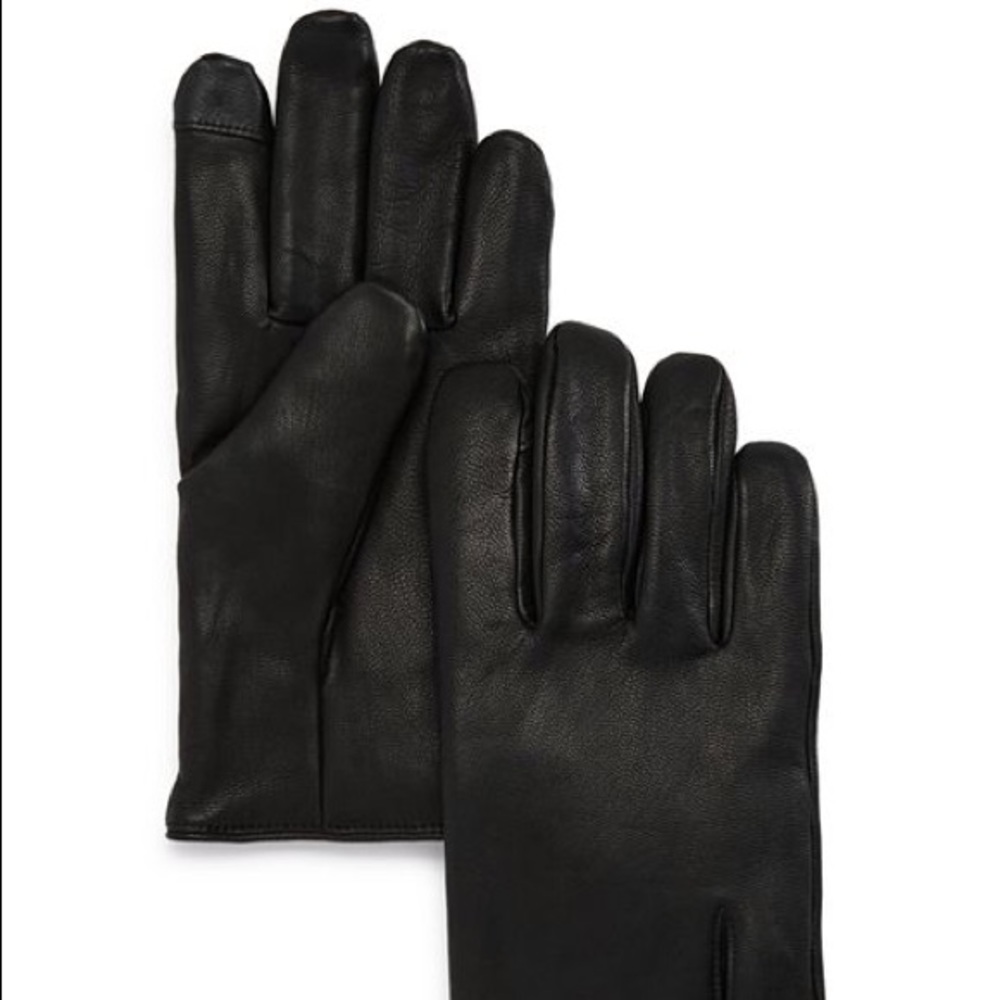 New with tags - Men’s Ugg Black Leather Gloves
